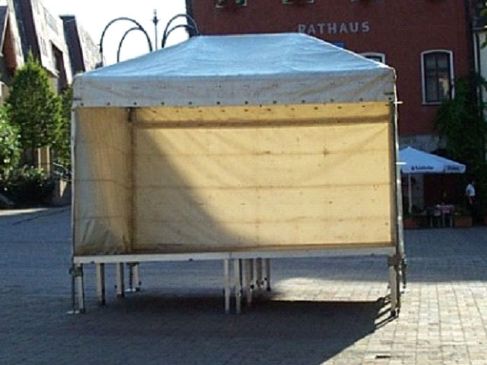 Bühne mit Dach Zeltüberdachung, 3x4m