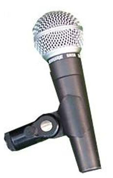 Mikrofon Shure SM58, dynamisch (Sprache & Gesang)