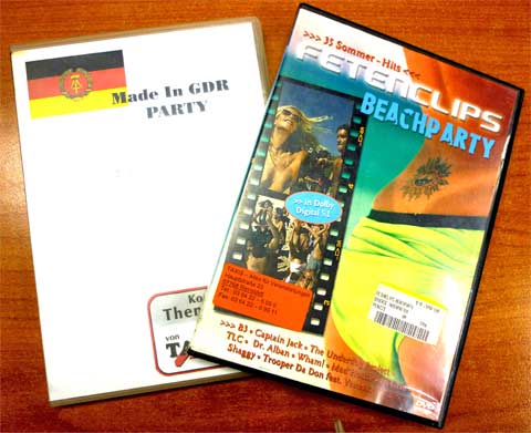 DVD für Themenparty Made in GDR oder 80er Party