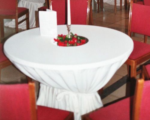 Husse B-Qualität für Tisch rund 100cm
