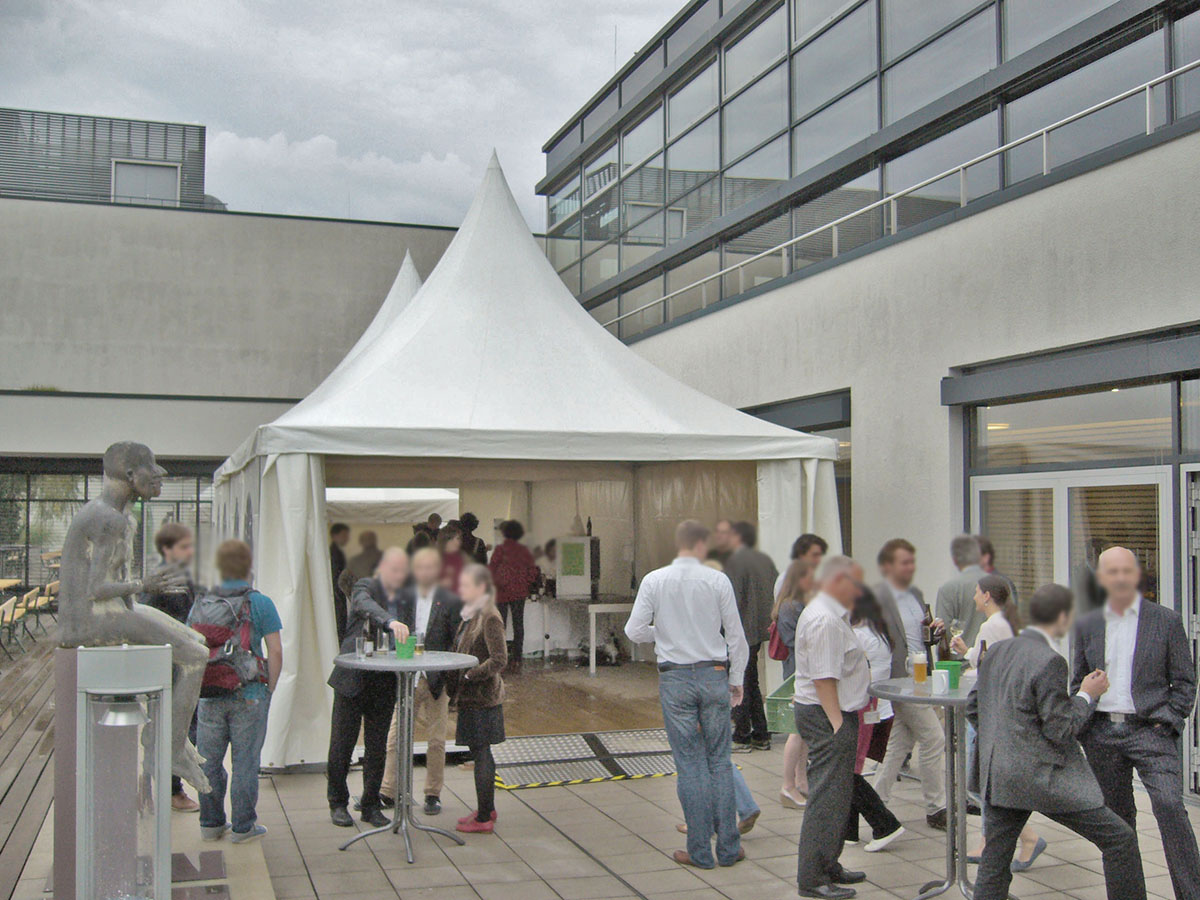 Mitarbeiterfest Außengelände Thüringer Landtag