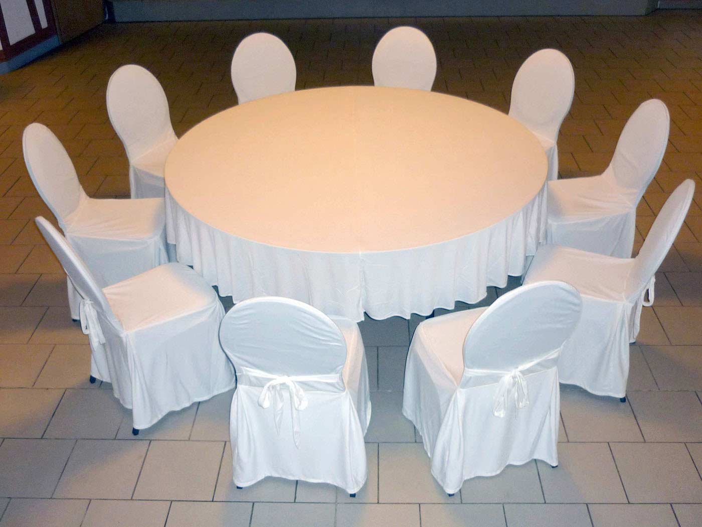 Tischdecke 180 cm für runden Tisch