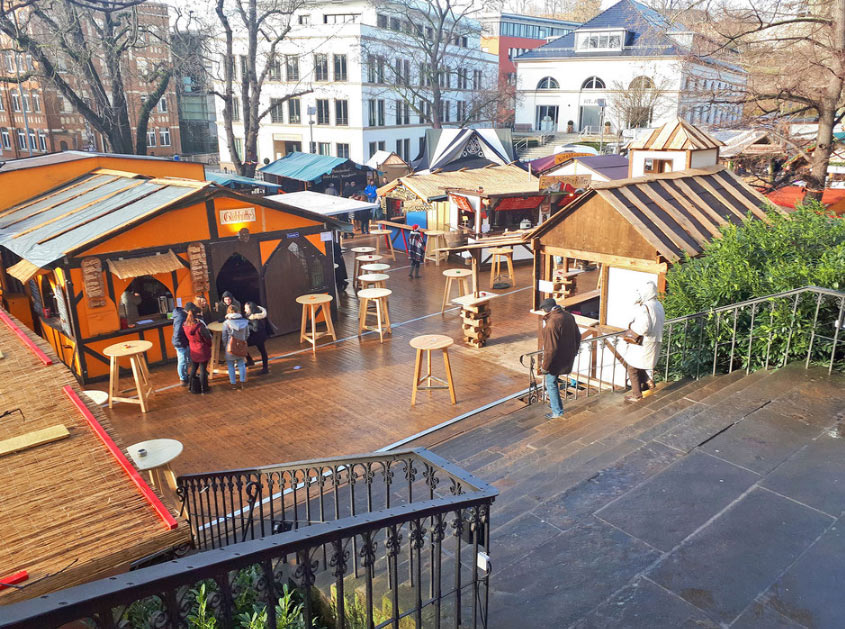 Weihnachtsmarkt Fußboden mieten